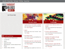 Tablet Screenshot of freethoughtblogs.com